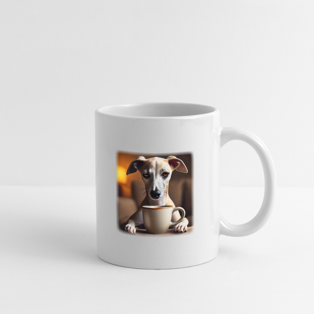 Tasse - Tired Whippet - Weiß