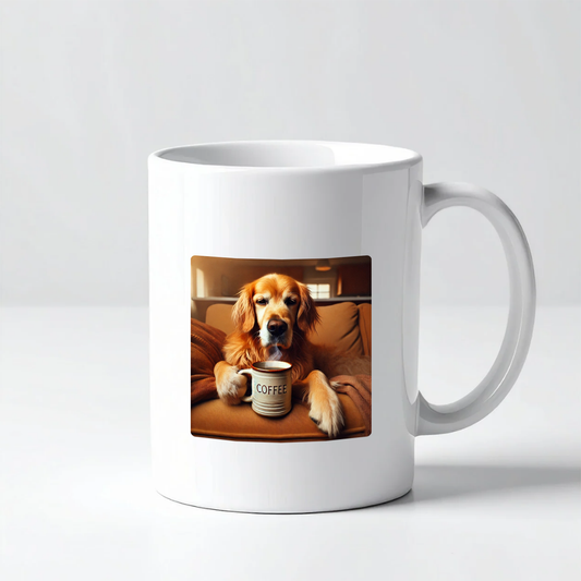 Tasse - Tired Golden Retriever