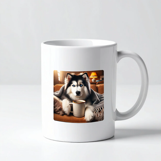 Tasse - Tired Sibirian Husky